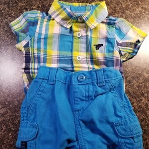 Baby matching outfit newborn wrangler